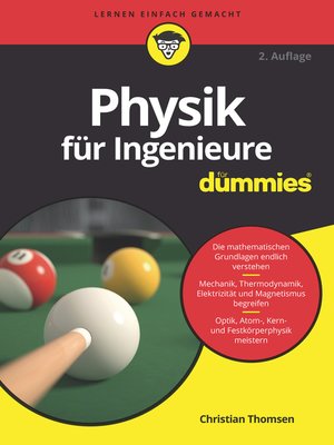 cover image of Physik f&uuml;r Ingenieure f&uuml;r Dummies